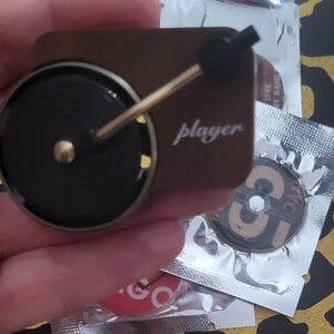 NIB Spinning Turntable Air Freshener And 3 "Albums" Of Scents